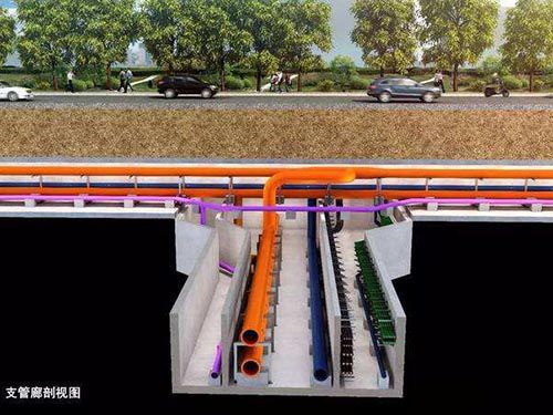 青岛西海岸新区贡北路、海口路地下综合管廊